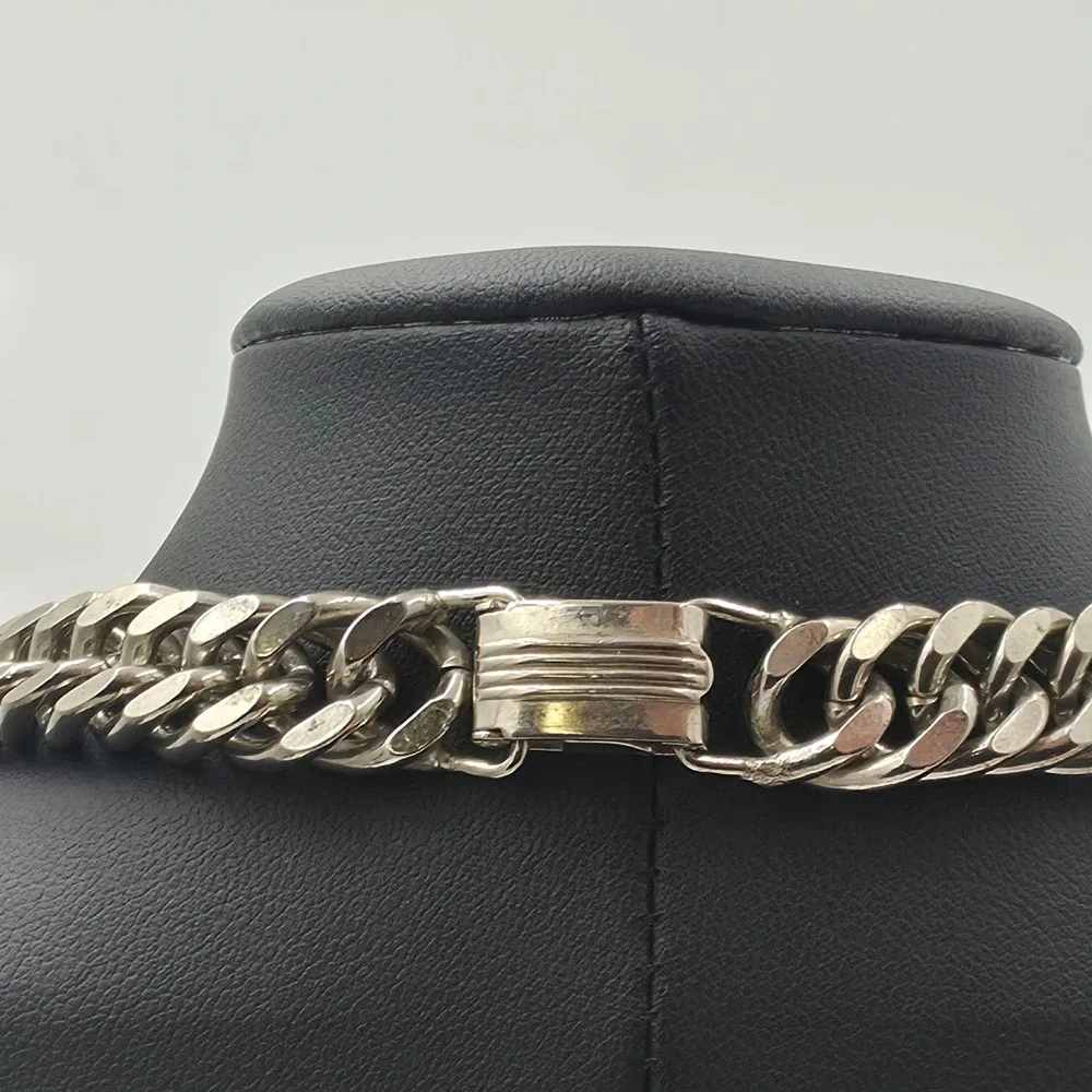 Coro Curb Link Chain Necklace Mens 14.5